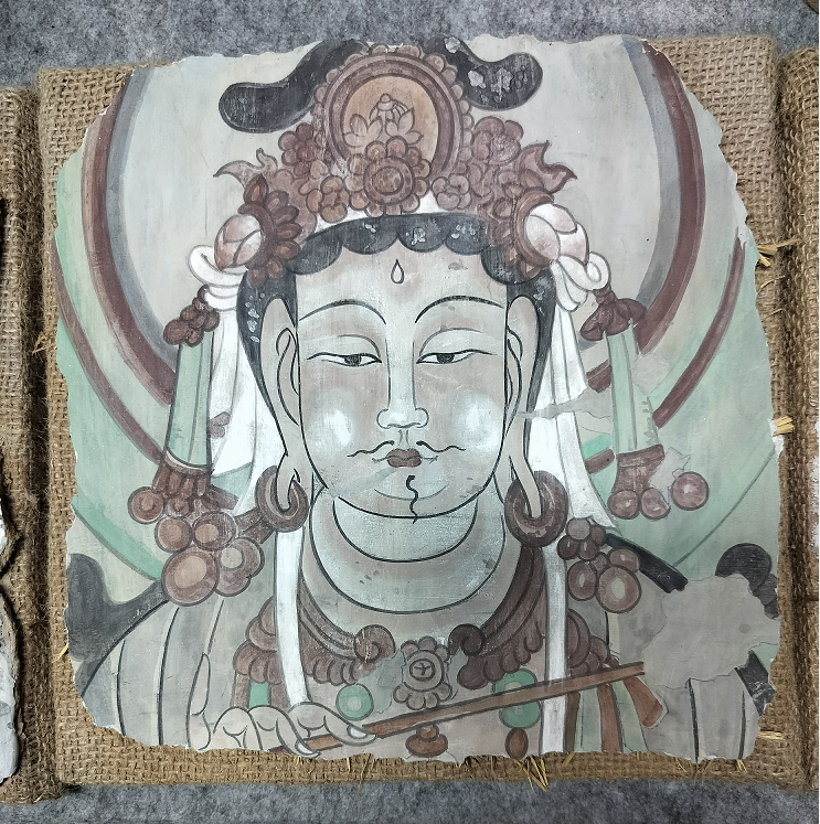 泥坯画45×45厘米2023年